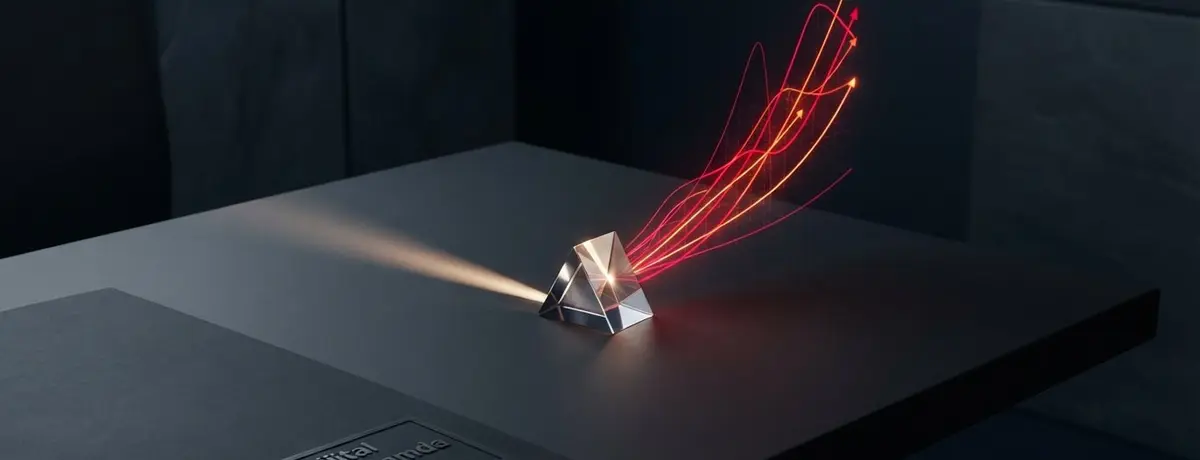 IAB Avrupa 2025 verilerine göre Türkiye dijital reklam pazarı analizi ve büyüme trendlerini temsil eden minimalist stüdyo görseli.
