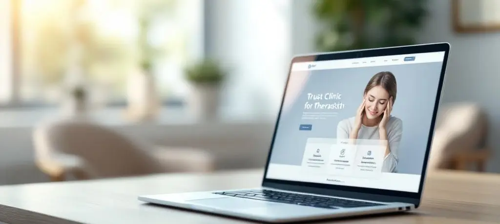 عملاؤك يبحثون عنك على Google! الأسرار السبعة لتصميم ويب يبعث على الثقة، الأخلاق، و"راحة البال" للأطباء النفسيين.