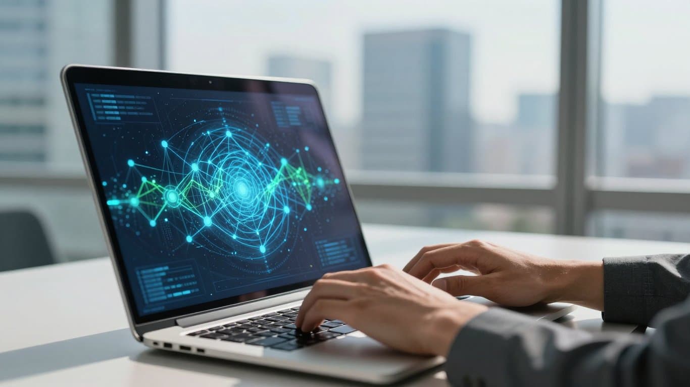 Dijital büyüme stratejilerini temsil eden agresif bir büyüme grafiği ve eller.