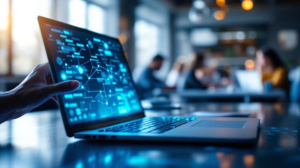 Google Ads öğrenme modu, yapay zeka ve optimizasyonun dijital ekranda gösterimi.