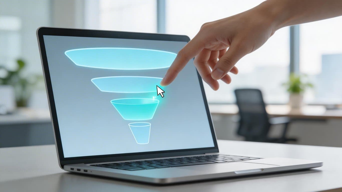 E-ticaretteki ödeme hunisi analizi, kullanıcı kaybını gösteren görsel.