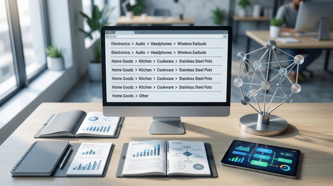 Karmaşık Ticimax kategori yapılarında SEO optimizasyonu gösteren masaüstü.