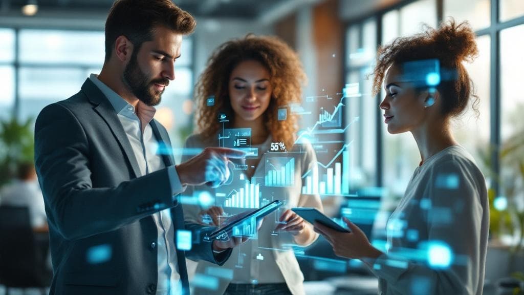 İşletmelerde Dijital Dönüşüm ve Veri Odaklı Müşteri Edinimi Yapay zeka destekli veri analitiği ile yeni müşteri kazanımı.